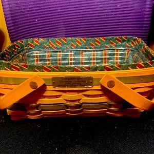 Longaberger Christmas Collection Holiday Cheer Basket 1996 Edition